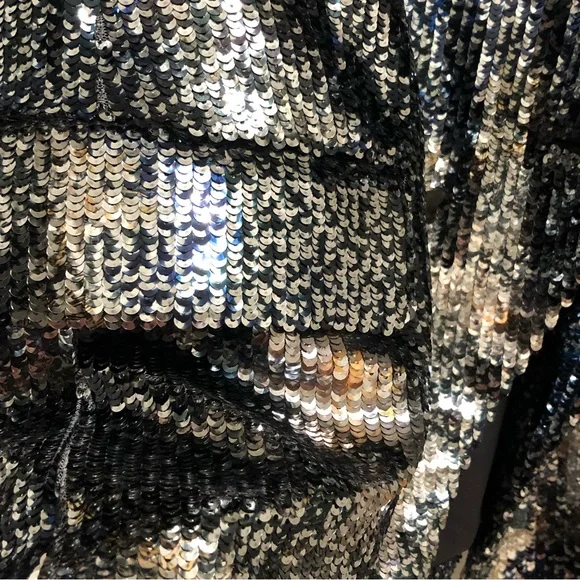 L'AGENCE Kenzie Sequin Double Breasted Blazer - Picture 6 of 12